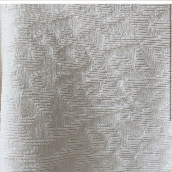 Theory white jacquard skater skirt - Picture 6 of 7